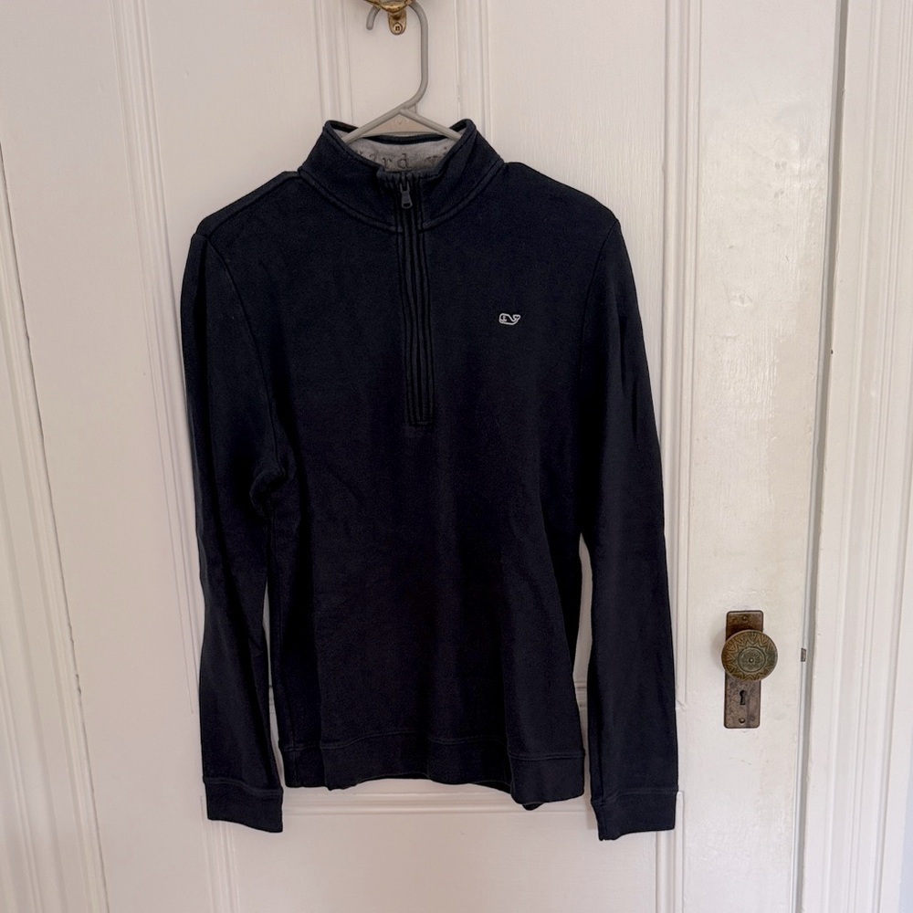 Vineyard Vines boys XL navy quarter zip